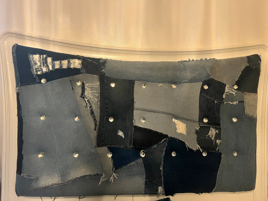Denim Queen Headboard
